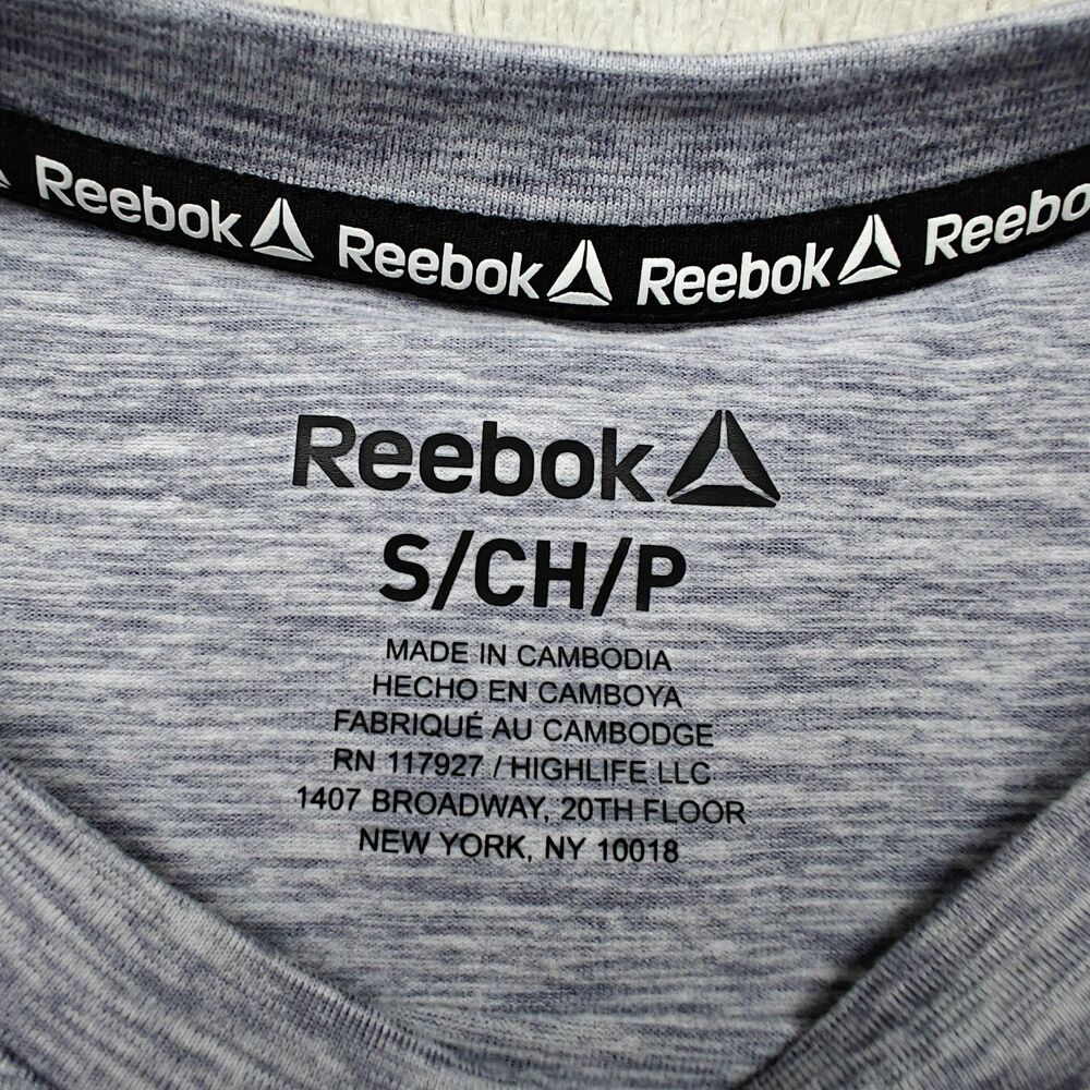Reebok Delta Core Performance T-Shirt Men's S Golf Tennis Classic Fit Gray NWT - Picture 3 of 6